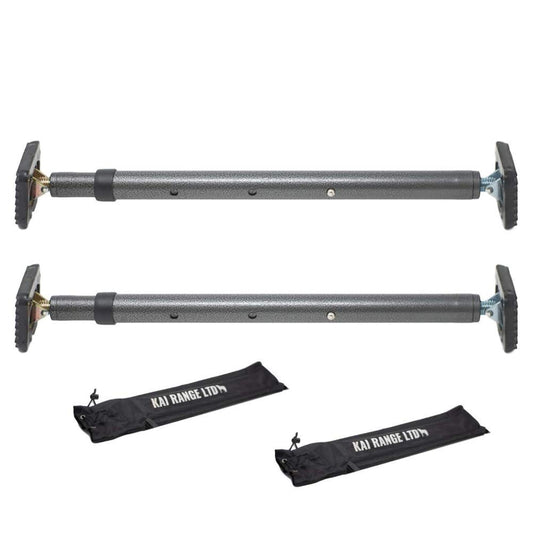 Kai Range Twin Pack Adjustable Telescopic Cargo Bars for Caravans and Vehicles - Secure & Lightweight, 0.5m-0.7m, with Storage Bags